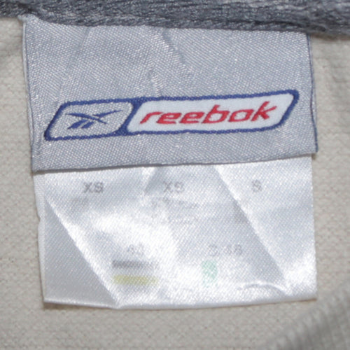 Reebok Men's Beige Crew Neck Pullover Sweatshirt XS