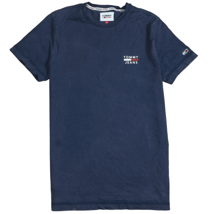 Tommy Jeans Men's Blue XS Crew Neck Cotton Short Sleeve T-Shirt