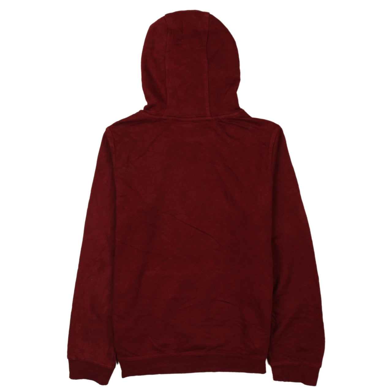 Nike Womens Burgundy Pullover Hoodie XL Logo Front Sweatshirt