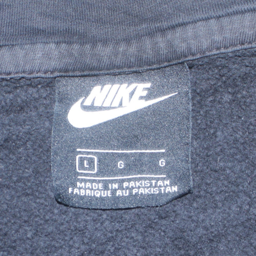 Nike Mens Black Full Zip Hoodie Size L Sportswear Fleece