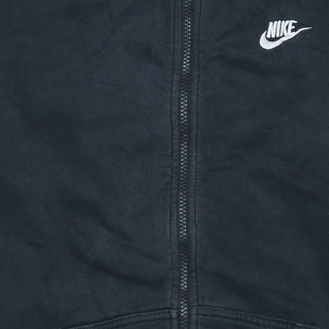Nike Mens Black Full Zip Hoodie Size L Sportswear Fleece