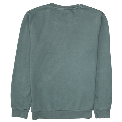 Puma Men's Green XS Crew Neck Logo Sweatshirt Pullover