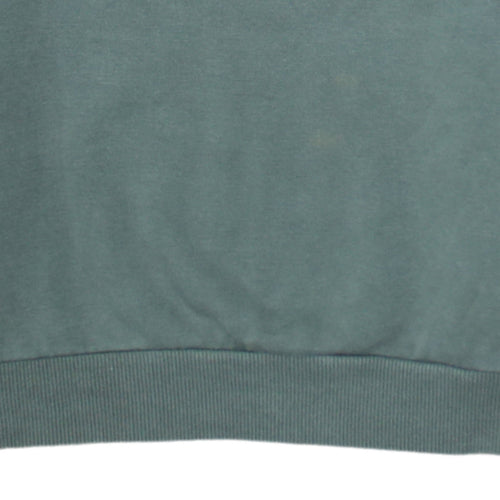 Puma Men's Green XS Crew Neck Logo Sweatshirt Pullover