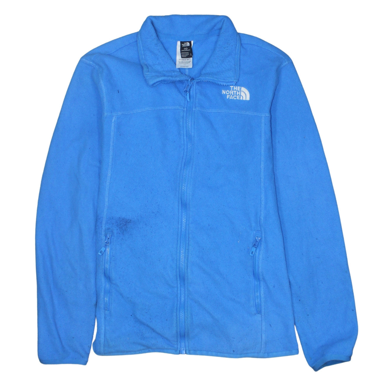 The North Face Men's Blue Fleece Full Zip Active Jacket Size M