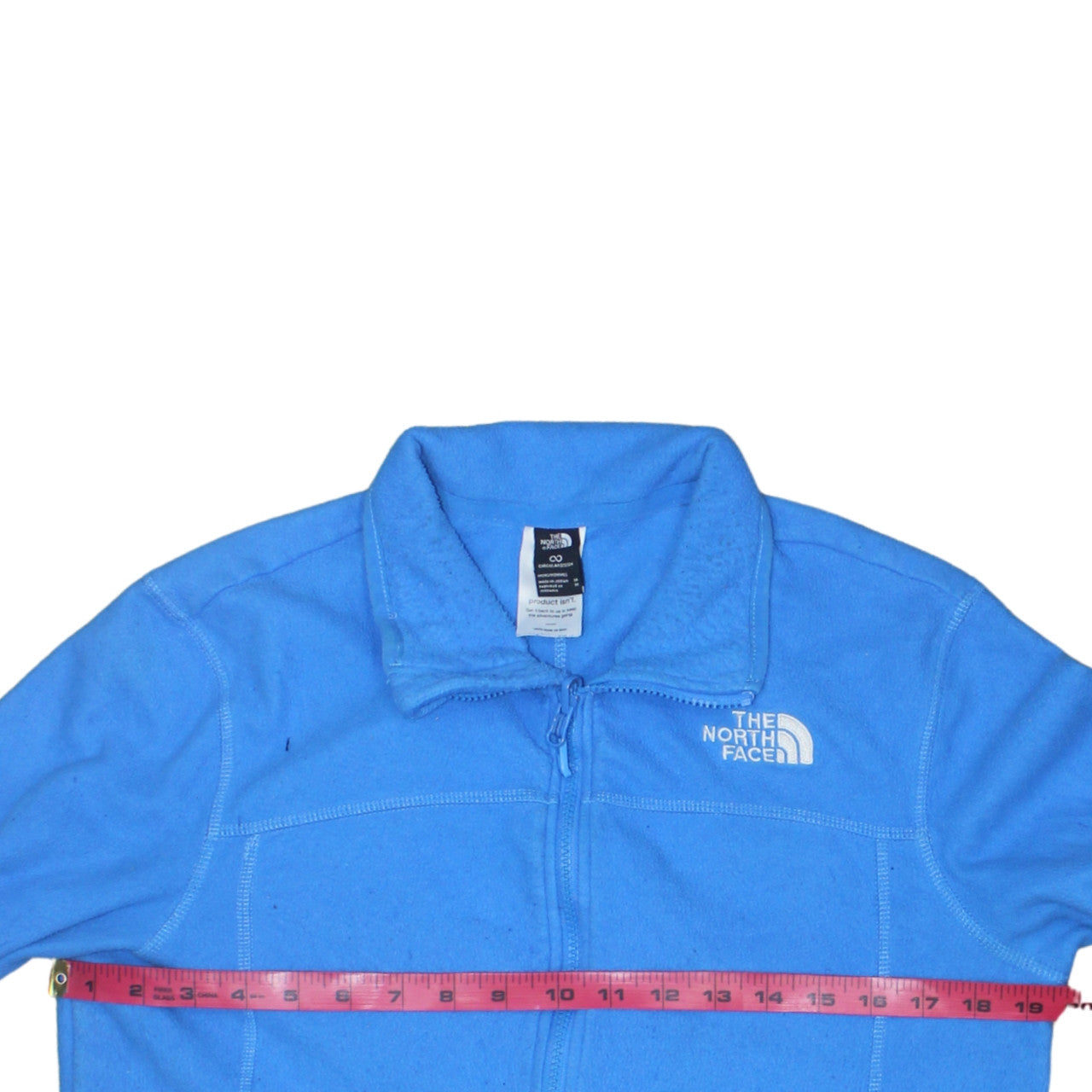 The North Face Men's Blue Fleece Full Zip Active Jacket Size M