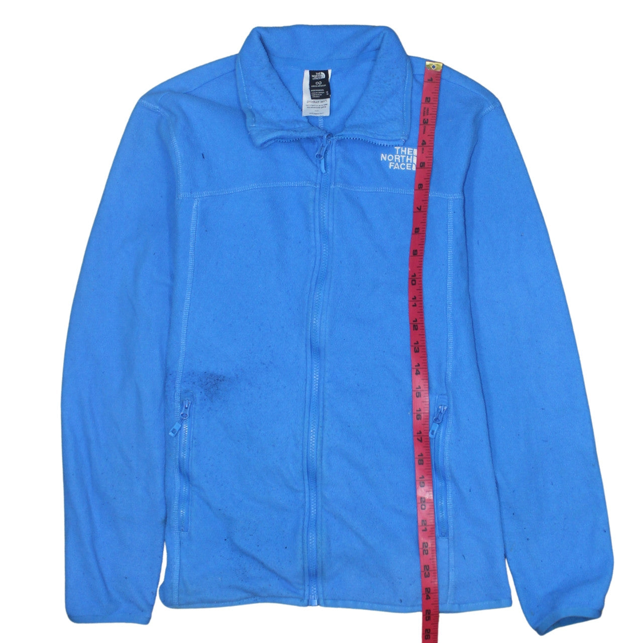 The North Face Men's Blue Fleece Full Zip Active Jacket Size M