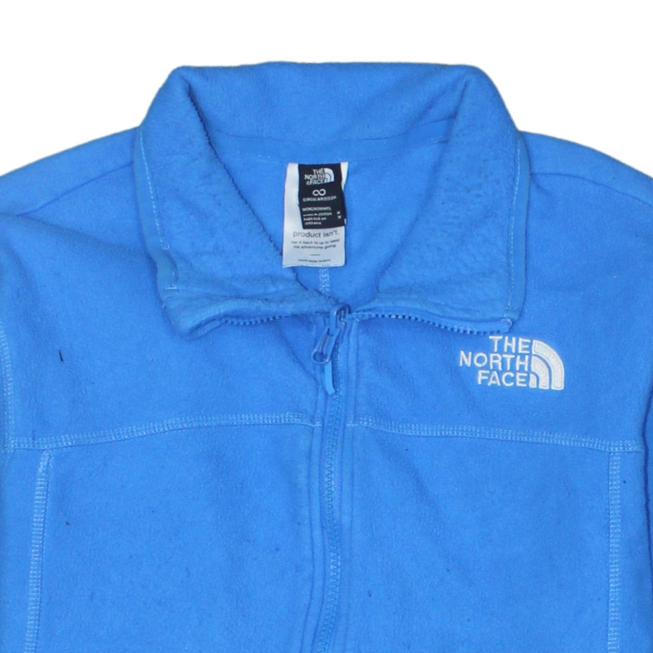 The North Face Men's Blue Fleece Full Zip Active Jacket Size M