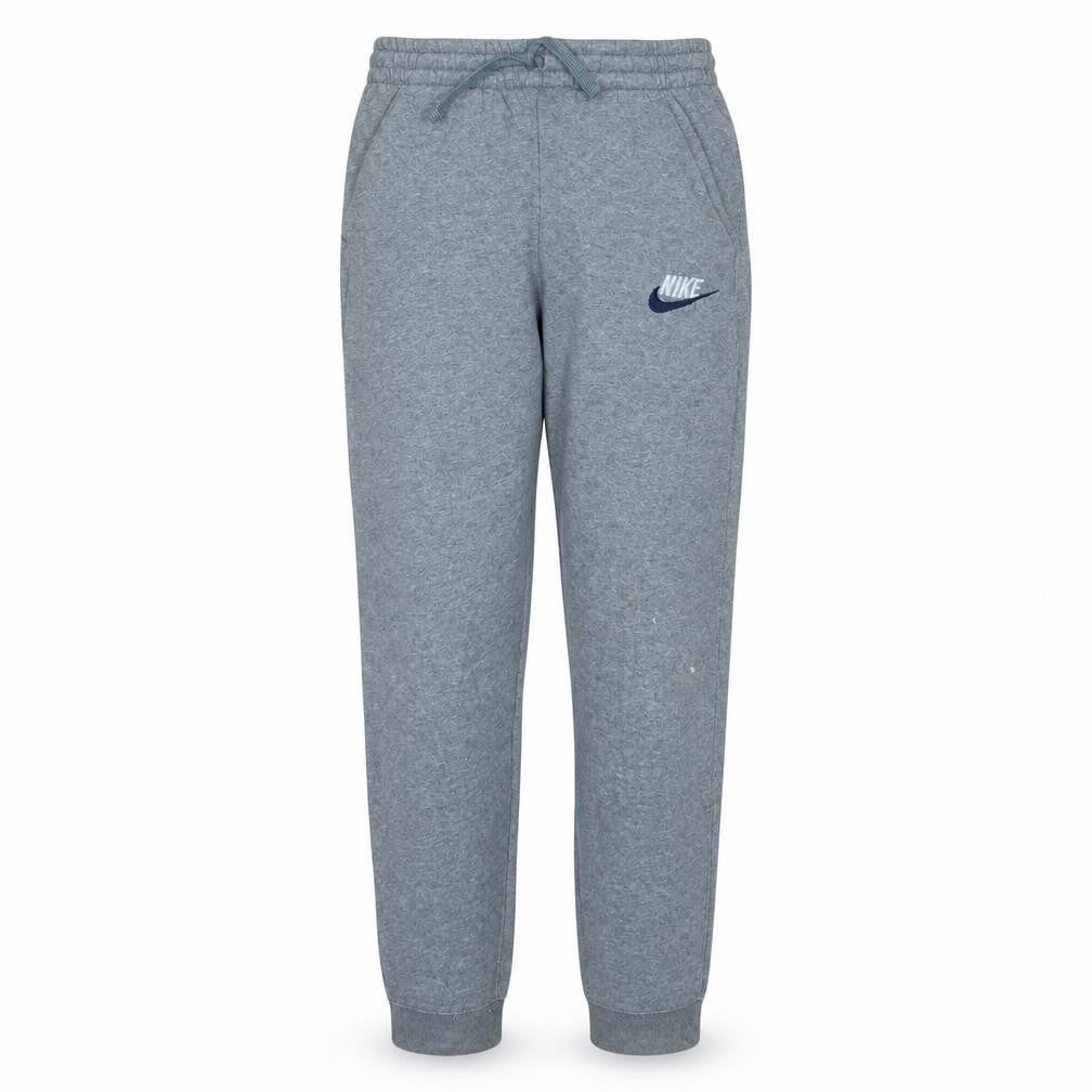 Front view of Nike boys’ grey jogger sweatpants 13-14 years regular fit activewear