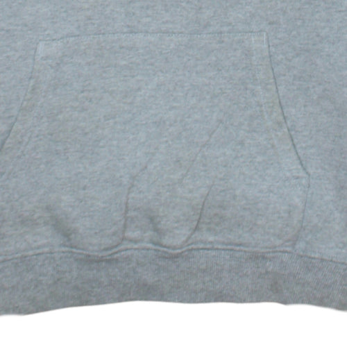 The North Face Boys Grey XL Pullover Hoodie Fleece Logo Sweatshirt
