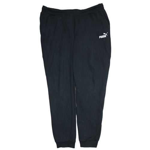 Puma Womens Black XL Jogger Sweatpants Fleece Trousers