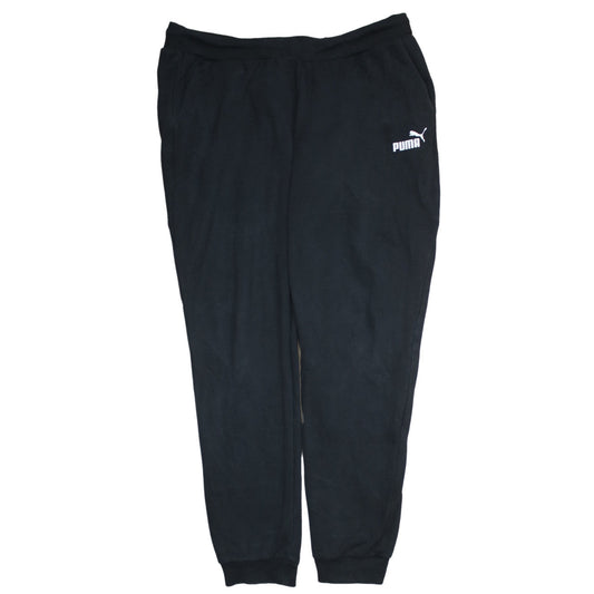 Puma Womens Black XL Jogger Sweatpants Fleece Trousers