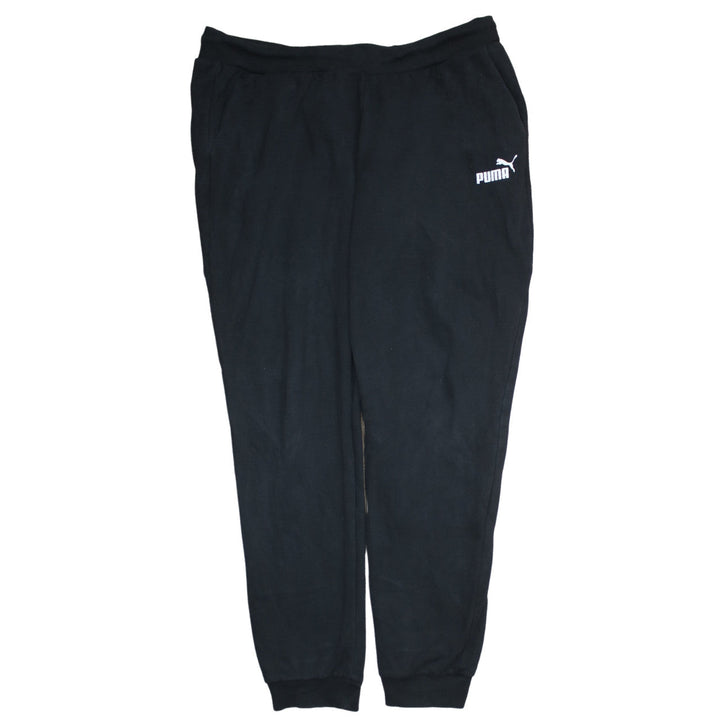 Puma Womens Black XL Jogger Sweatpants Fleece Trousers