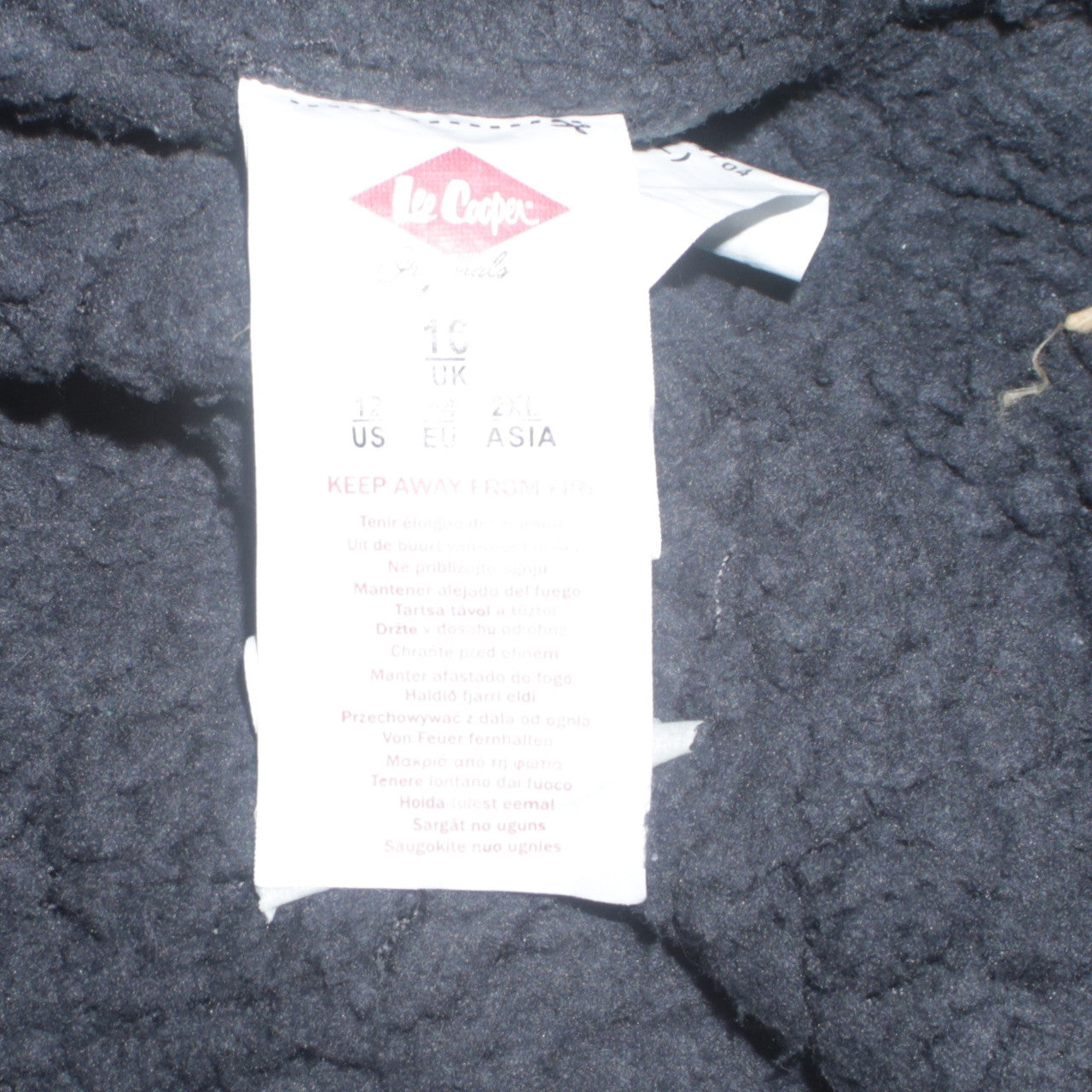 Lee Cooper Womens Charcoal Hooded Buckle Cape Coat Size 16