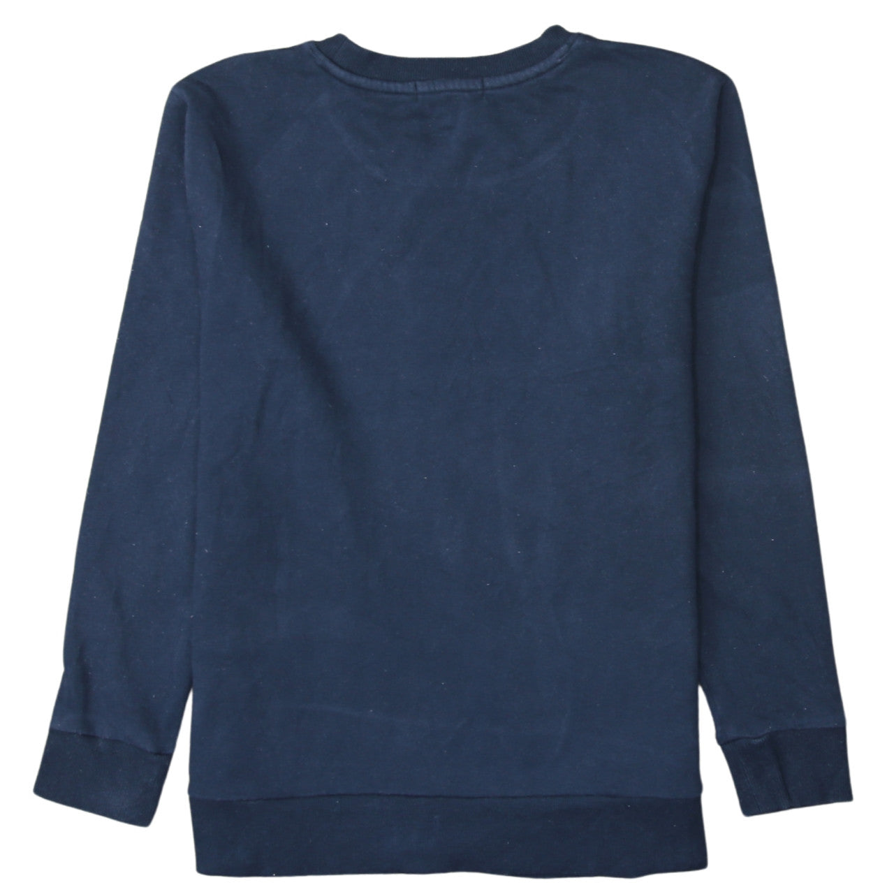 DKNY Jeans Women's Navy Blue Sequin Logo Pullover Sweatshirt Size S
