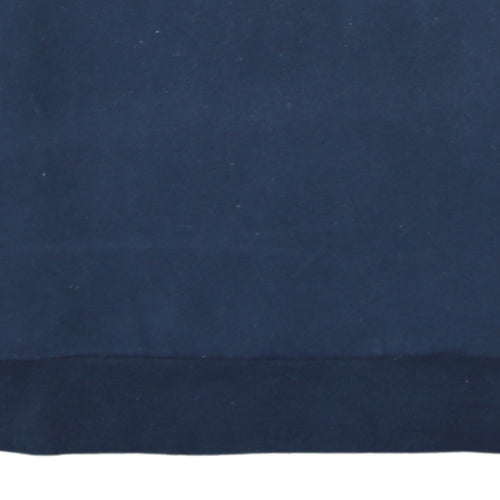 DKNY Jeans Women's Navy Blue Sequin Logo Pullover Sweatshirt Size S