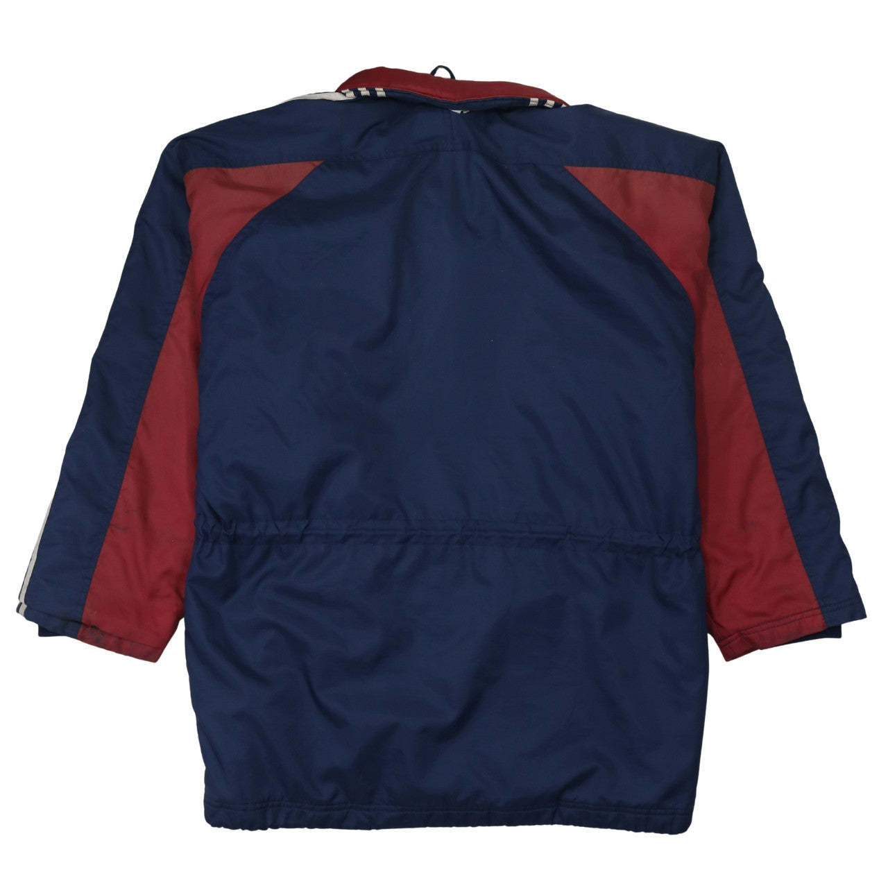 Adidas Mens Blue Retro Bomber Jacket M Vintage 90s Sportswear