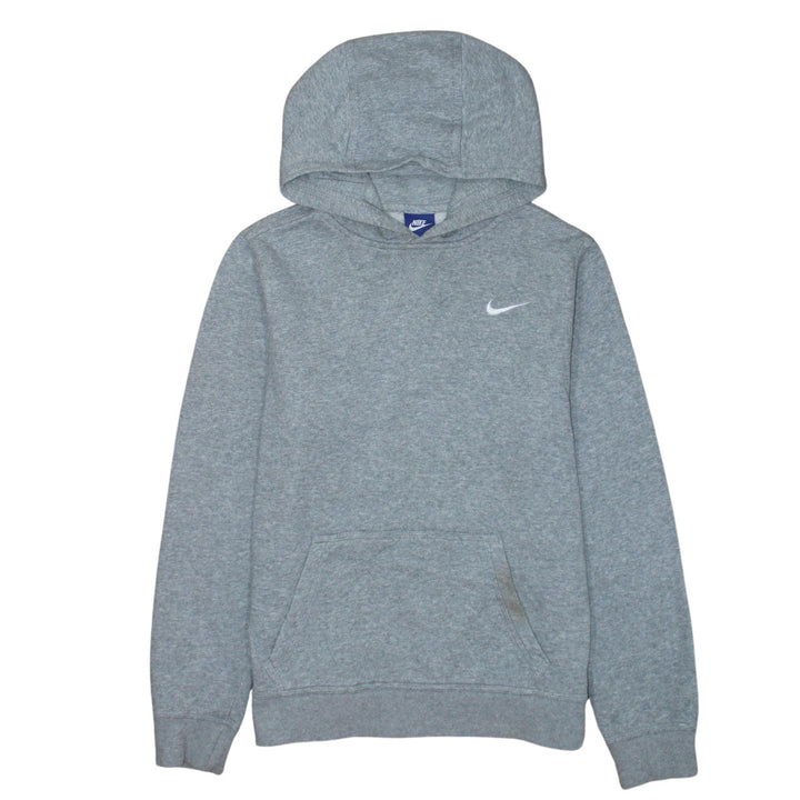 Nike Boys Grey Pullover Hoodie XL (13-15 Years) Fleece Sweatshirt