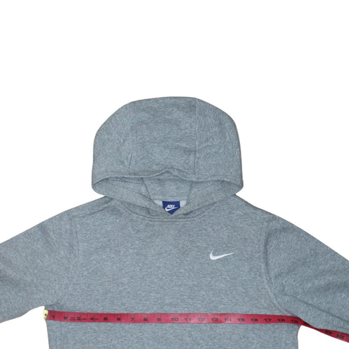 Nike Boys Grey Pullover Hoodie XL (13-15 Years) Fleece Sweatshirt
