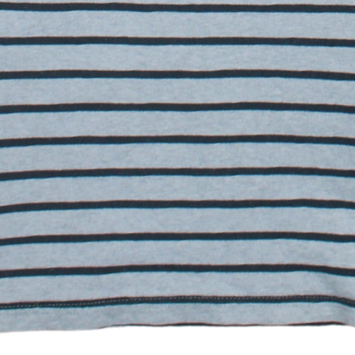 Levi's Men's Grey Striped Long Sleeve Cotton Pullover Sweatshirt Size S