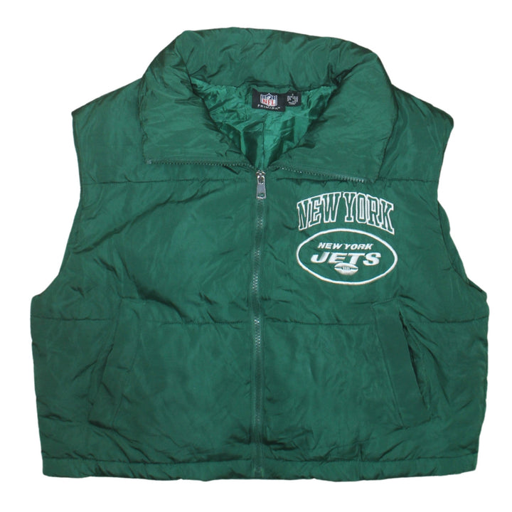 Primark Women’s Green New York Jets Padded Waistcoat Size 10
