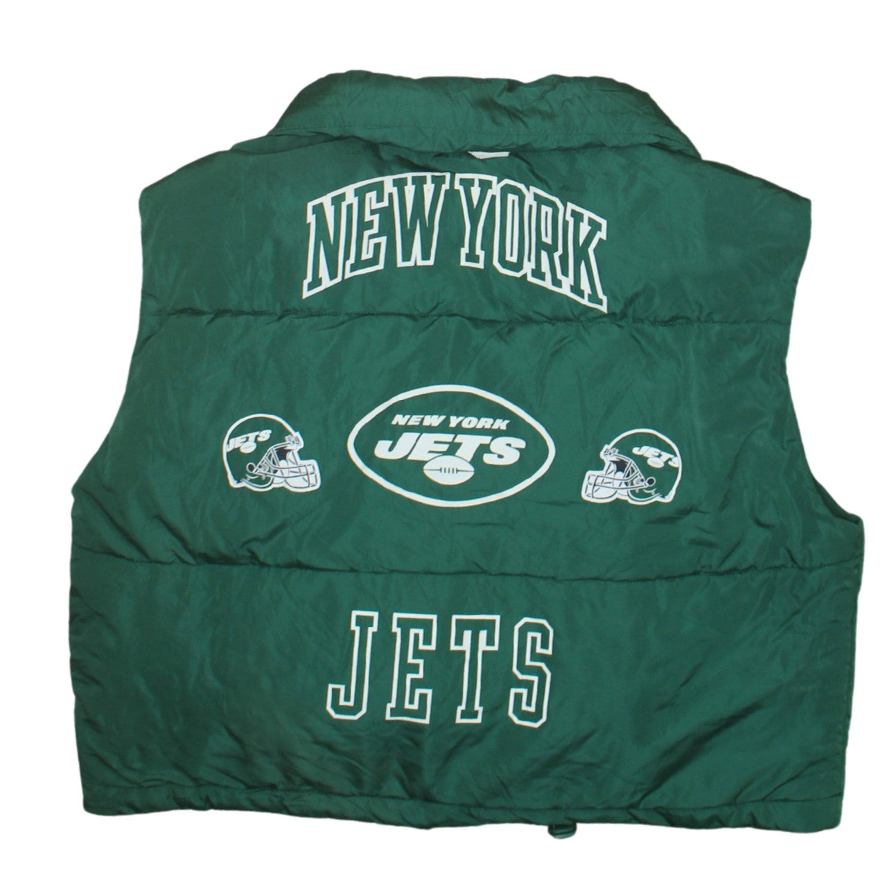 Primark Women’s Green New York Jets Padded Waistcoat Size 10