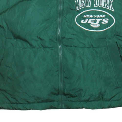 Primark Women’s Green New York Jets Padded Waistcoat Size 10