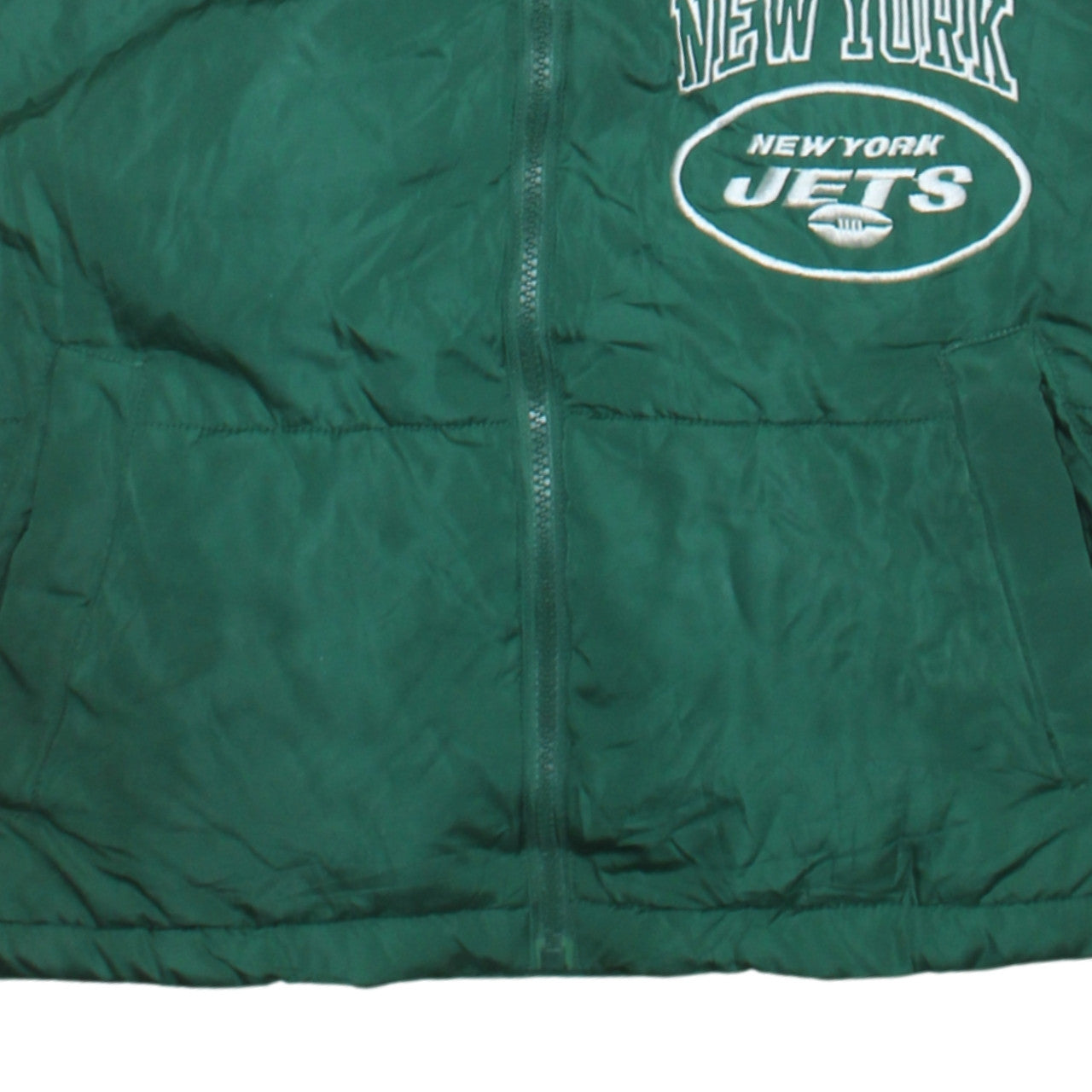 Primark Women’s Green New York Jets Padded Waistcoat Size 10