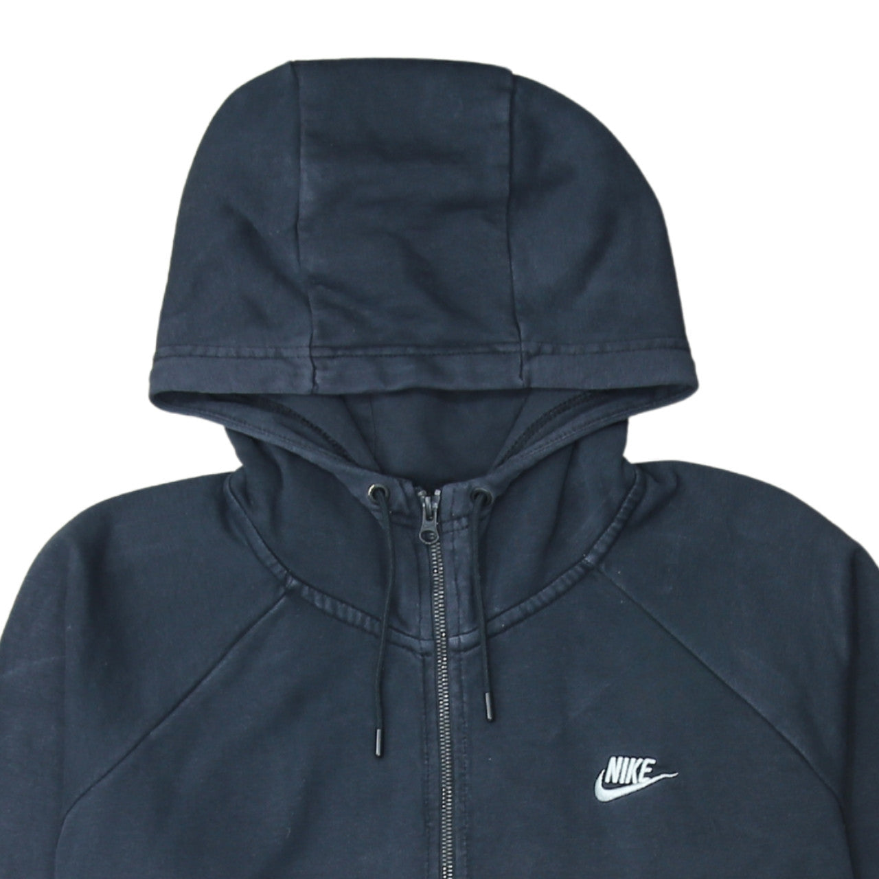 Nike Men's Navy Full Zip Hoodie XL Cotton Casual Sweatshirt
