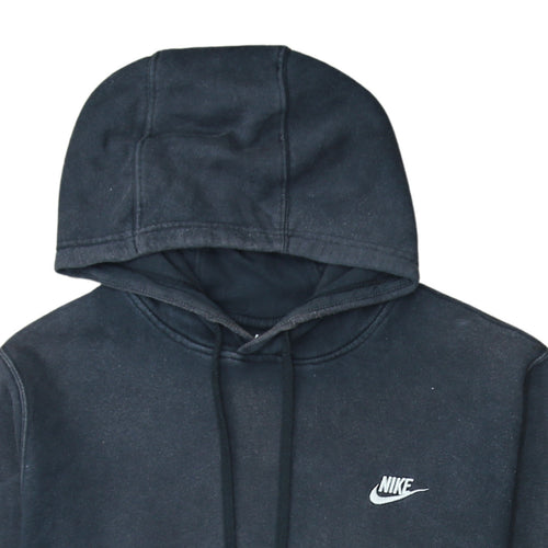 Nike Men's Black XL Pullover Hoodie Fleece Logo Sweatshirt