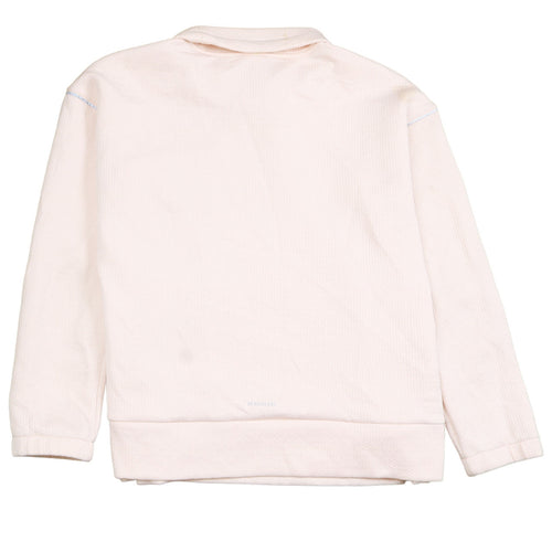 Adidas Women's Beige Long Sleeve Pullover Sweatshirt Size M