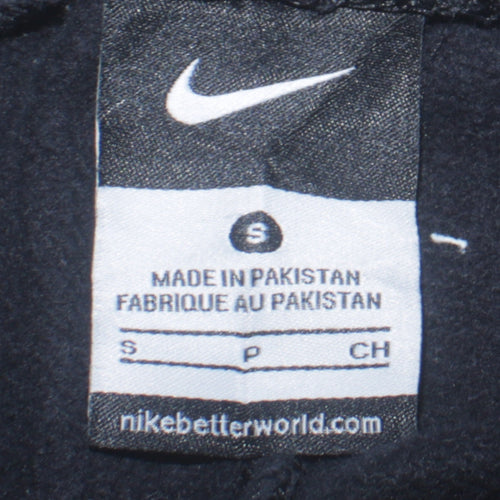 Nike Men's Black Small Jogger Sweatpants Elastic Waist Fleece