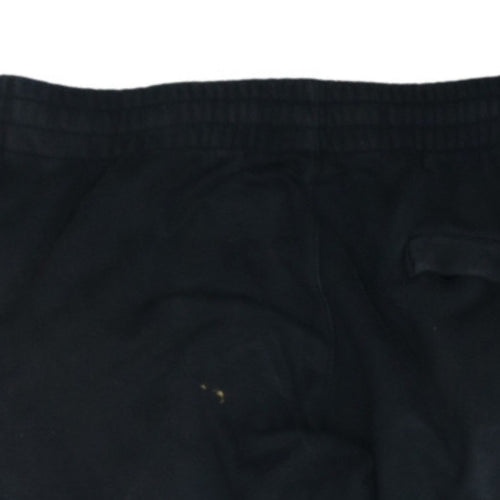 Nike Men's Black Small Jogger Sweatpants Elastic Waist Fleece