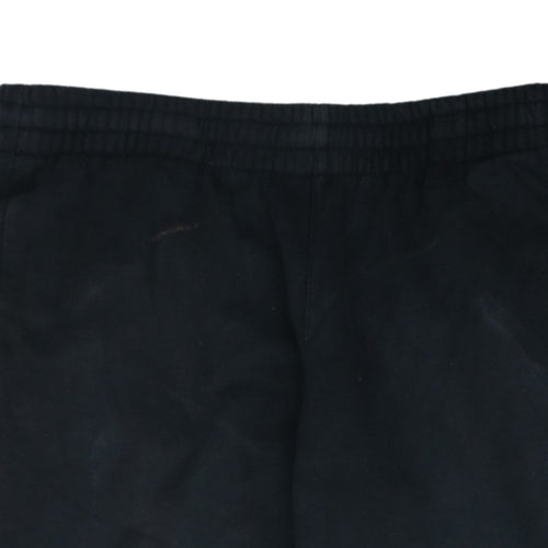 Nike Men's Black Small Jogger Sweatpants Elastic Waist Fleece
