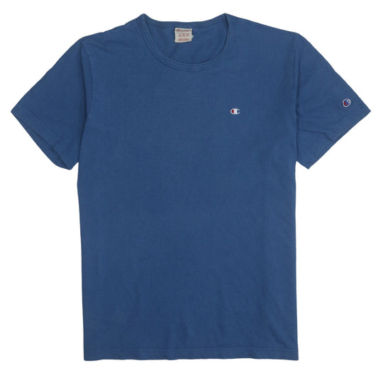 Champion Men's Blue XL Crew Neck Cotton T-Shirt