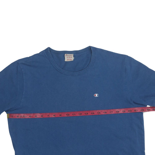 Champion Men's Blue XL Crew Neck Cotton T-Shirt