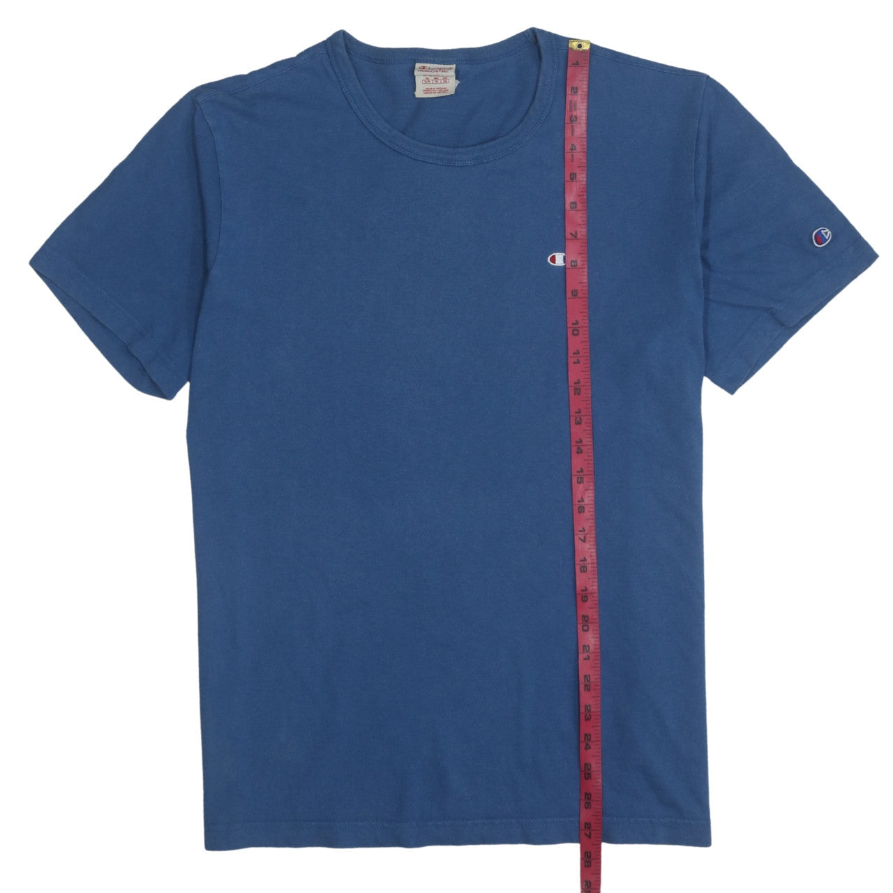 Champion Men's Blue XL Crew Neck Cotton T-Shirt