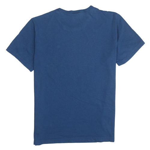 Champion Men's Blue XL Crew Neck Cotton T-Shirt