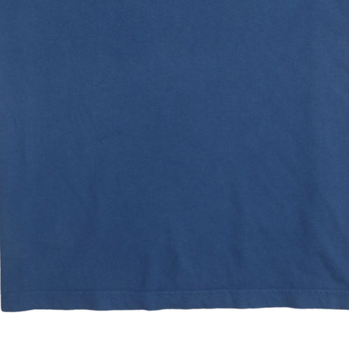 Champion Men's Blue XL Crew Neck Cotton T-Shirt