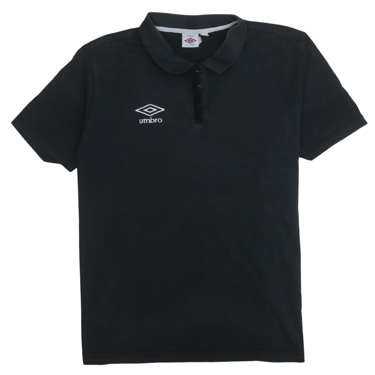Umbro Men's Black 2XL Short Sleeve Cotton Blend Polo Shirt