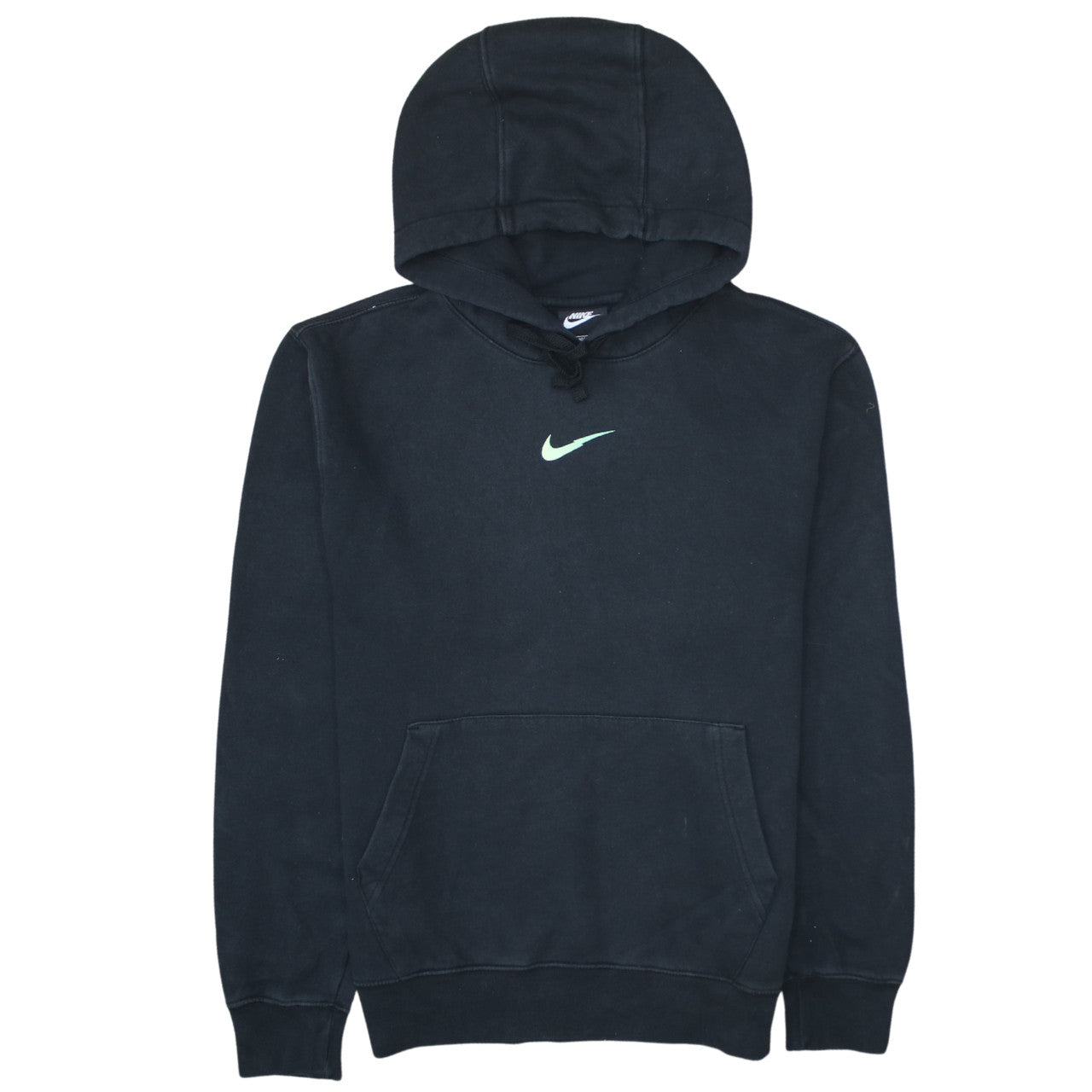 Nike Men's Black Pullover Hoodie Small Logo Fleece Sweatshirt