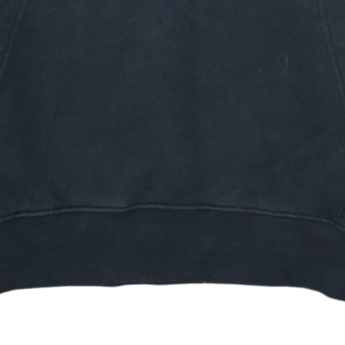 Nike Men's Black Pullover Hoodie Small Logo Fleece Sweatshirt