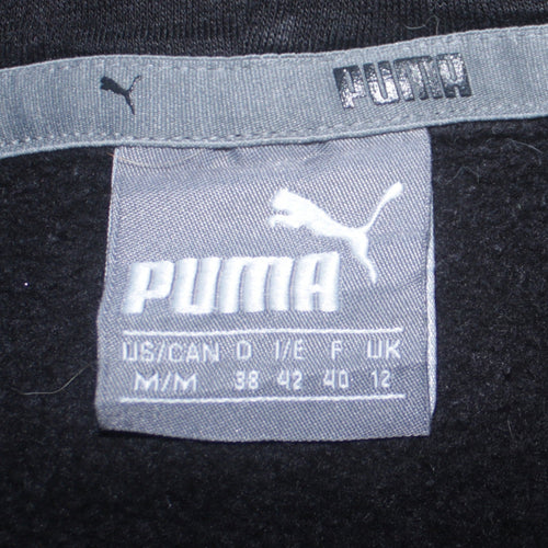 Puma Women's Black Hoodie Size 12 Pullover Sweatshirt Logo Style