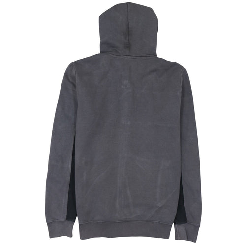 Champion Men's Grey Full Zip Hoodie Medium Logo Fleece Sweatshirt