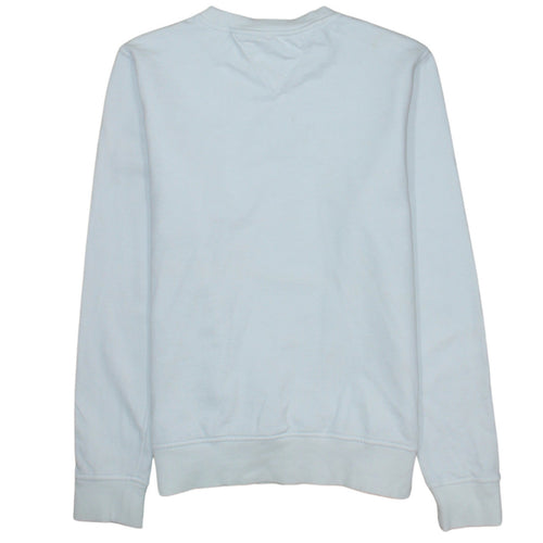 Tommy Hilfiger Boys White Cotton Crew Neck Sweatshirt Size 164