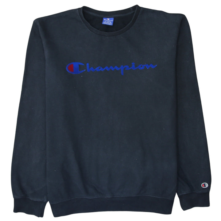 Champion Men's Black XL Pullover Crew Neck Sweatshirt