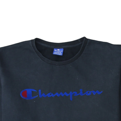 Champion Men's Black XL Pullover Crew Neck Sweatshirt