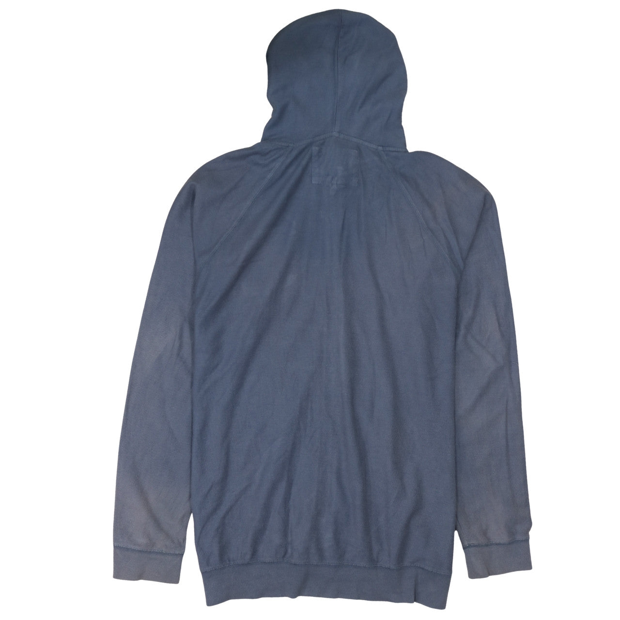 Quiksilver Men's Blue Full Zip Hoodie Size L Cotton Casual