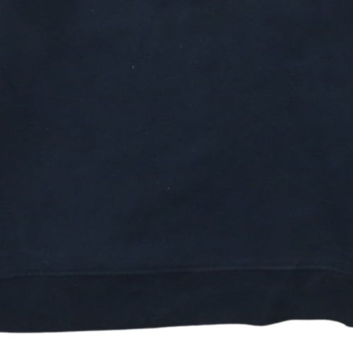 Tommy Hilfiger Womens Navy Blue Small Logo Crew Neck Sweatshirt