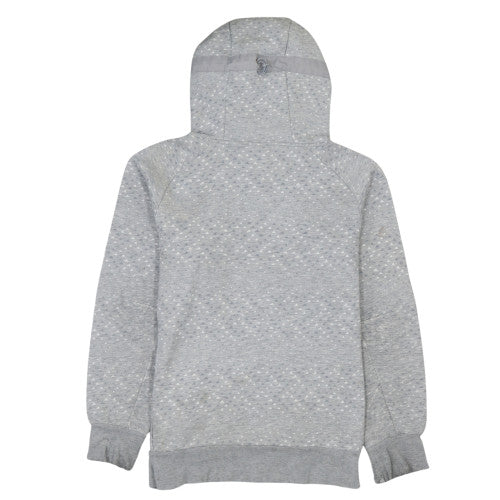 Adidas Men's Grey Pullover Hoodie M Fleece Sportswear