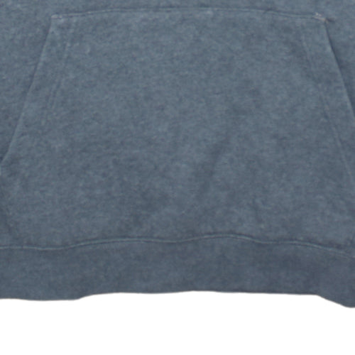 Nike Men's Grey Pullover Hoodie Small Regular Fit Fleece Lined
